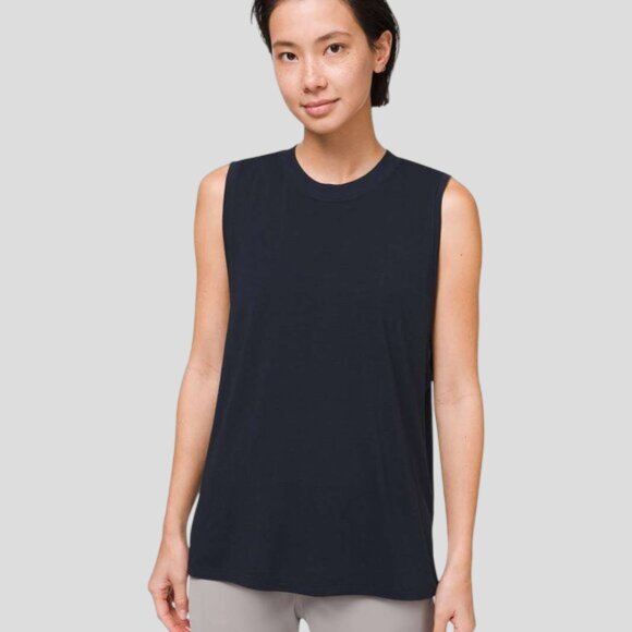 Lululemon All Yours Boyfriend Tank True Navy - Picture 1 of 14